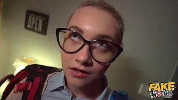 play Fake hostel Halloween Special - The Haunted Locker - Sweet Horny Teen with Small tits يحصل مبلل للغاية وهو يركب قضيبًا ضخمًا لرجل أكبر سنًا