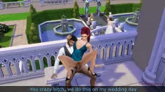 play The Sims 4: Damadın Gizli Açık Hava Seks Evlenmeden Önce Mistress
