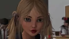 再生 内気な 18 歳の女子大生が、強烈な 3D 地下室シーンで巨根とパイパンのセクシーなニューハーフに支配される